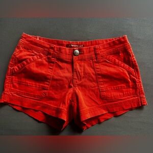 Y2K UNIONBAY Orange Stretch Denim Jean Shorts